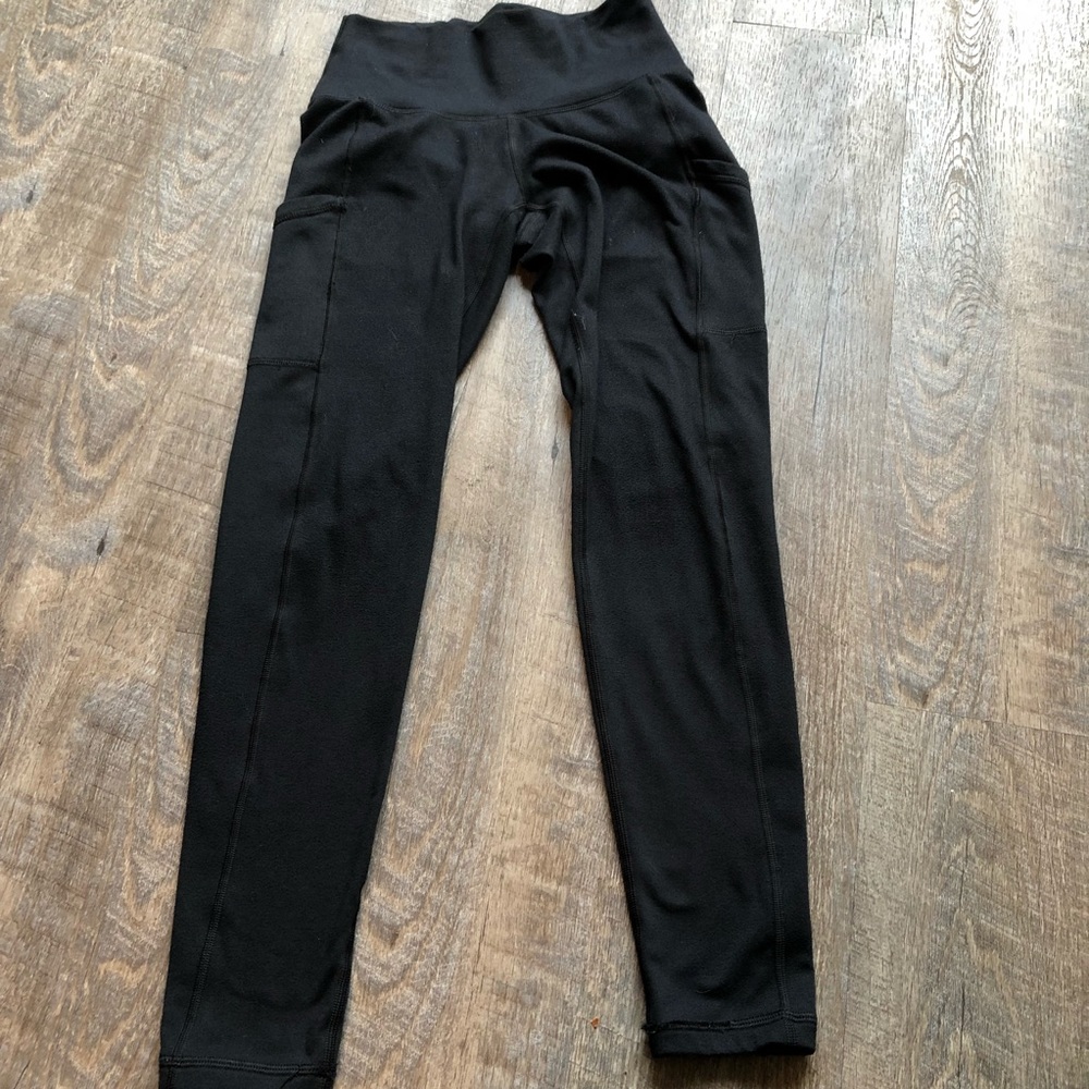 Aerie Black Hi-Rise Pocket Leggings